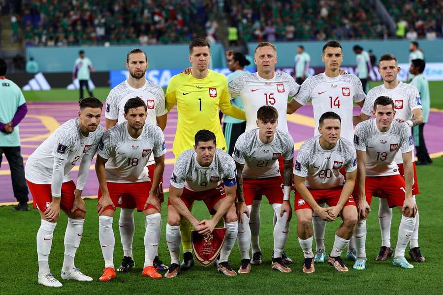 Reprezentacja Polski przed meczem z Meksykiem na Mistrzostwach Świata FIFA 2022 w Katarze, 22.11.2022.