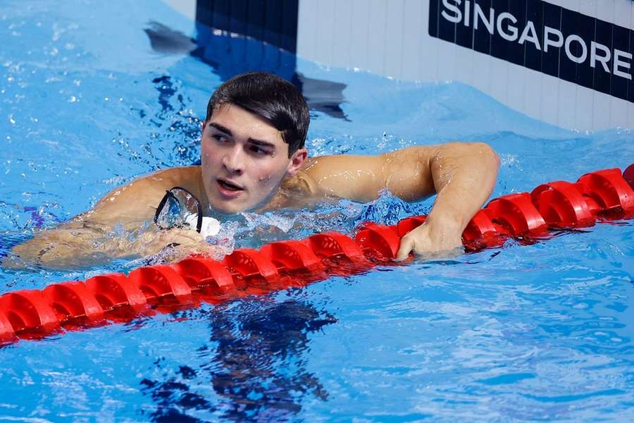 Diogo Ribeiro, de 20 anos, ficou a 10 centésimos do pódio