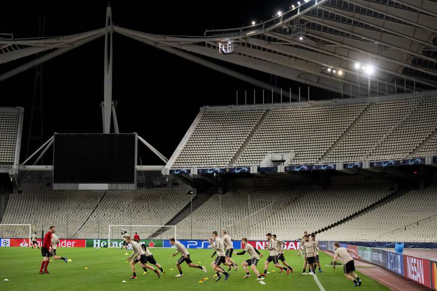 Het olympisch stadion in Athene