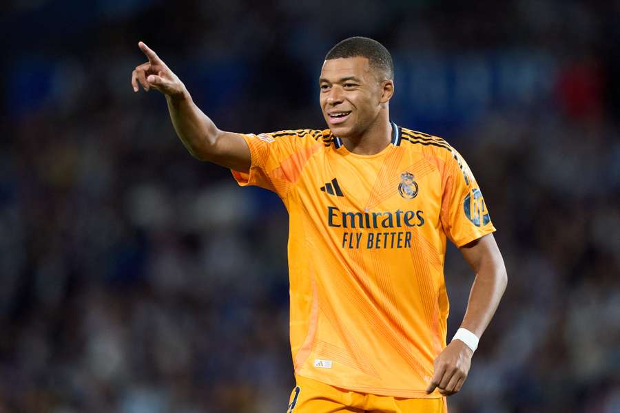 Mbappé face à la Real Sociedad.