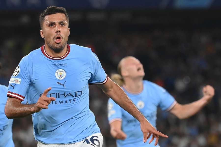 Rodri marcou o golo decisivo na final e é o jogador do ano da Champions