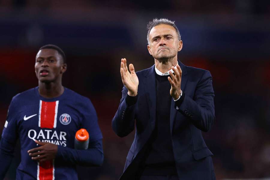 Luis Enrique, treinador do PSG