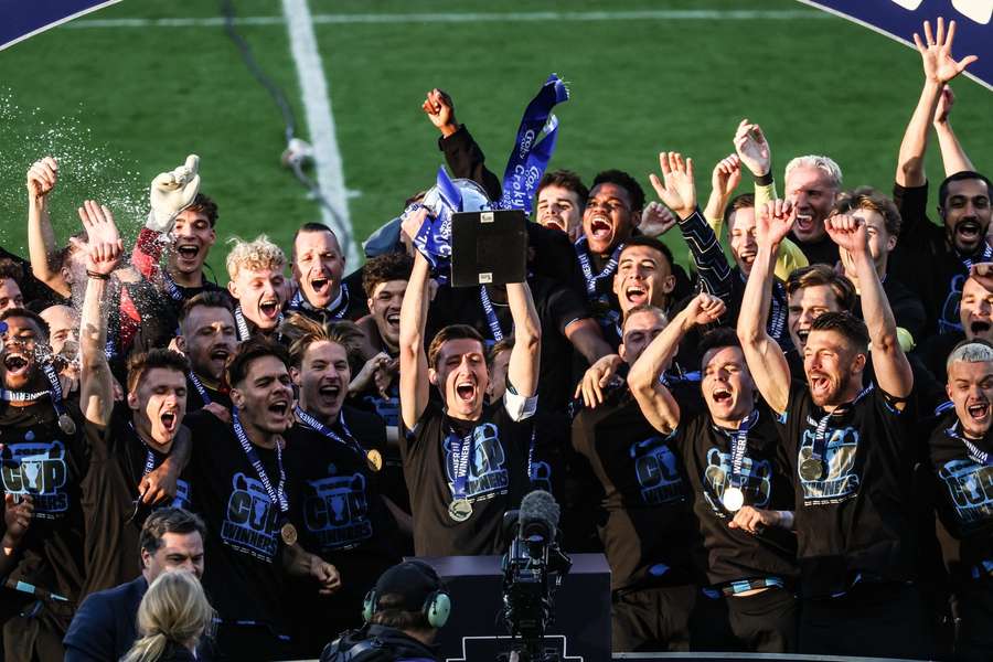 Brugge celebrate their triumph
