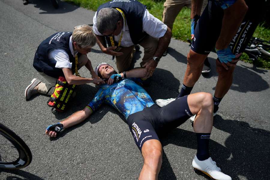 Cavendish was evidently in a lot of pain