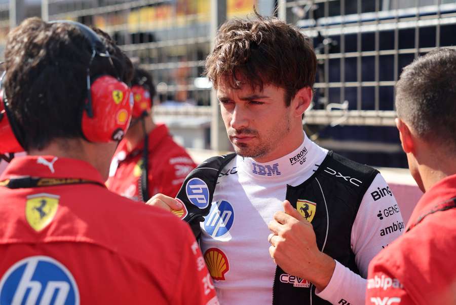 Leclerc a fine gara