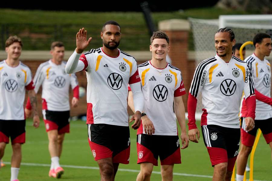 Auch im Training herrschte schon gute Stimmung Auch im Training herrschte schon gute Stimmung