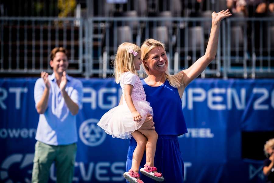 Andrea Sestini Hlaváčková se loučila s kariérou na Livesport Prague Open.