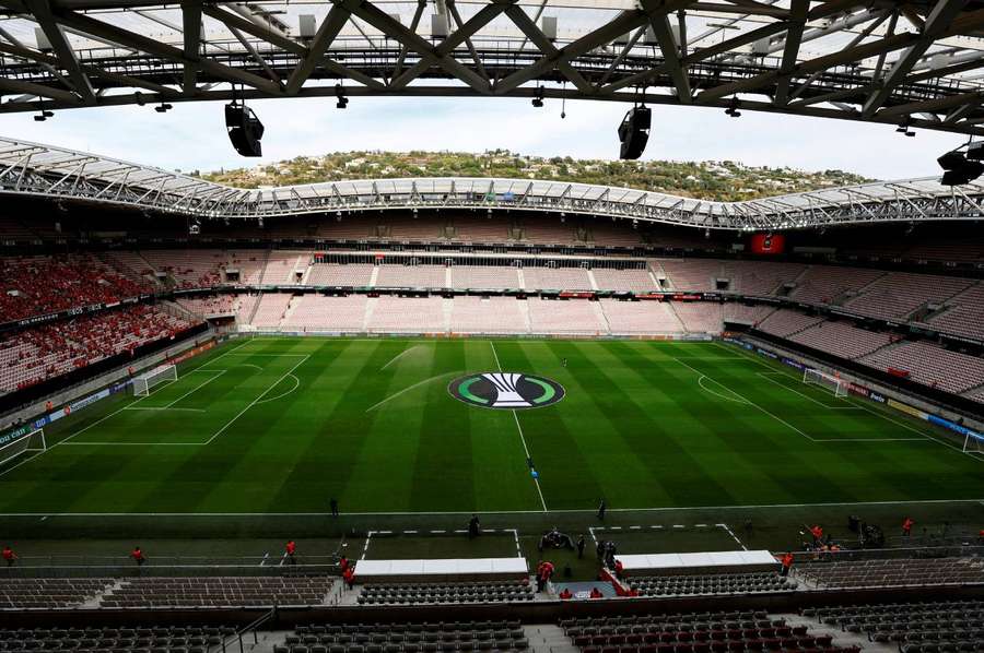 General view inside the Allianz Riviera, Nice