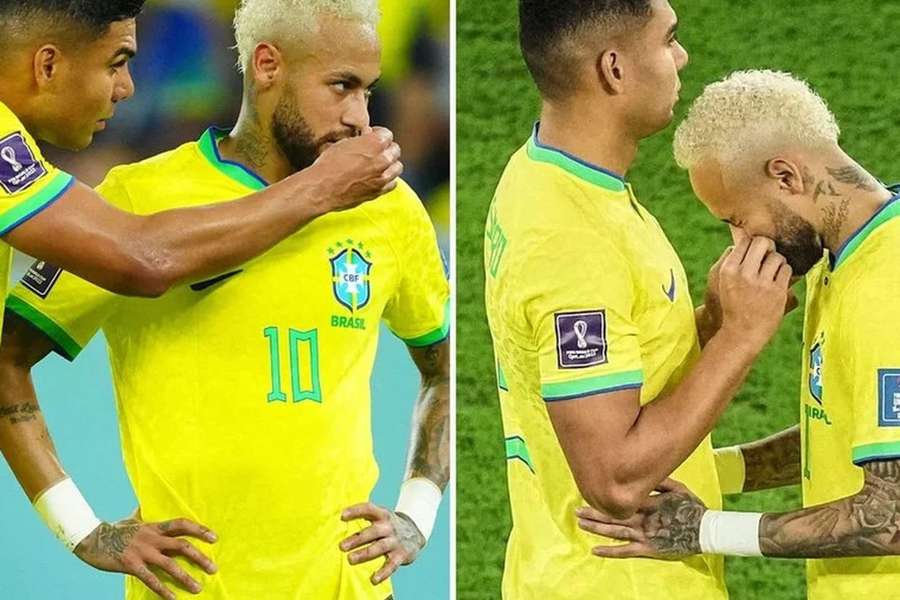 As imagens captadas pela transmissão televisiva
