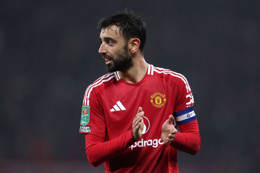 Bruno Fernandes chegou a capitão do Manchester United