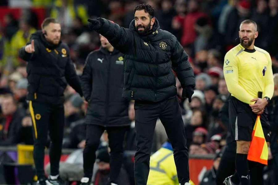 Amorim no banco do Manchester City