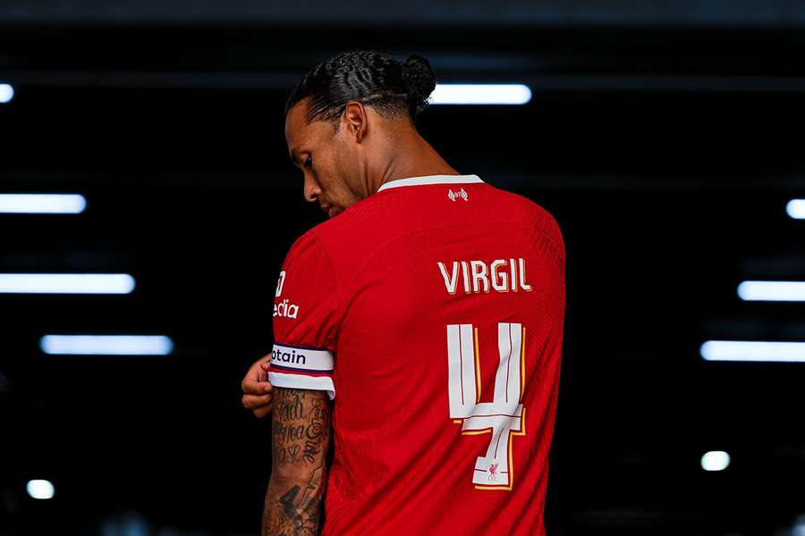 Nový kapitán Liverpoolu Virgil van Dijk.