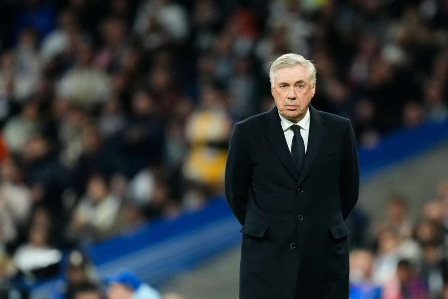 Carlo Ancelotti is a relieved man after Real Madrid's win.