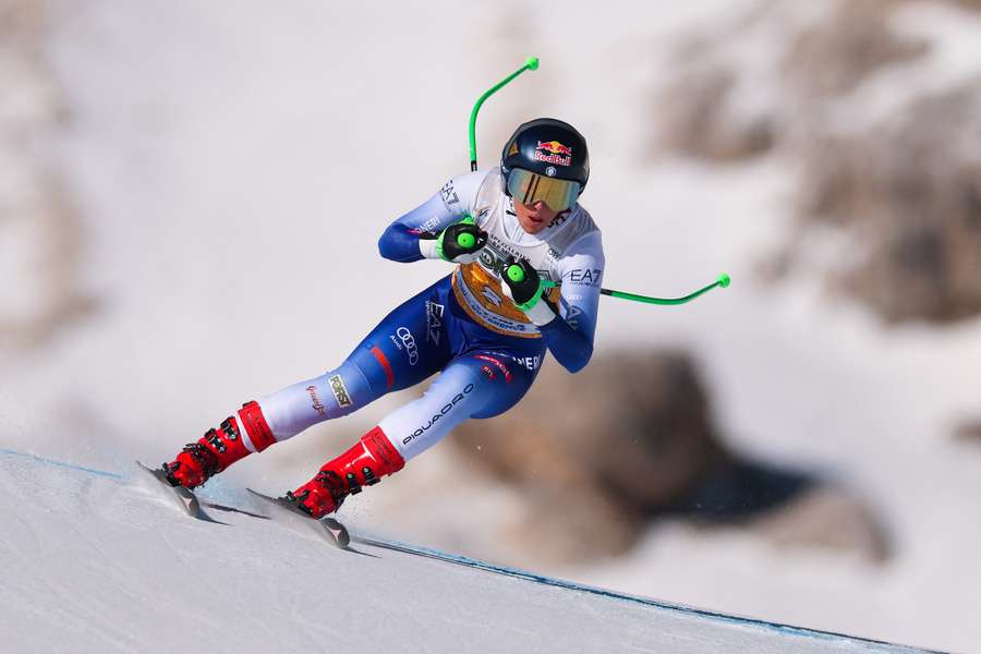 Italy's Sofia Goggia in action in Cortina