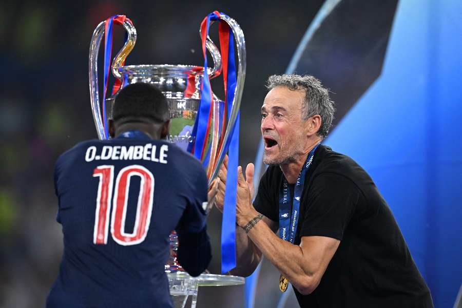 Luis Enrique extraiu o melhor de Dembélé na trajetória ao título inédito da Champions Luis Enrique extraiu o melhor de Dembélé na trajetória ao título inédito da Champions