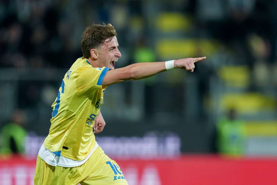 Cichella otevřel za Frosinone skóre ve 25. minutě.