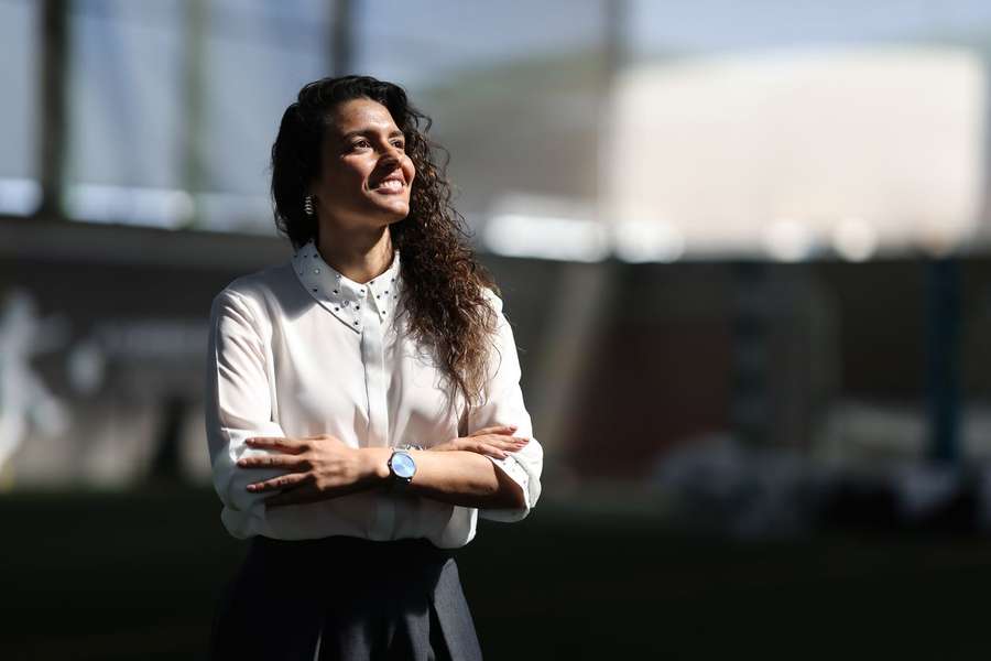 Bárbara Paulino mostra-se satisfeita no Sporting Bárbara Paulino mostra-se satisfeita no Sporting