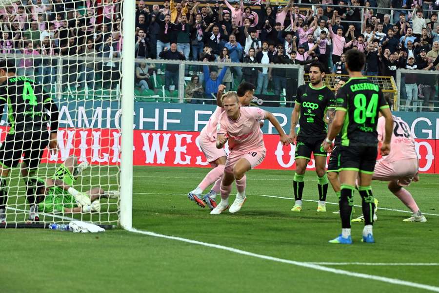 Il gol di Pohjanpalo Il gol di Pohjanpalo