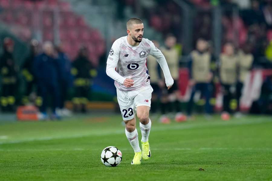 Edon Zhegrova na Liga dos Campeões com o LOSC