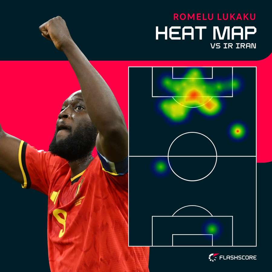 Lukaku heat map Lukaku heat map