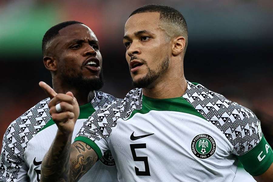 Troost-Ekong après son but.