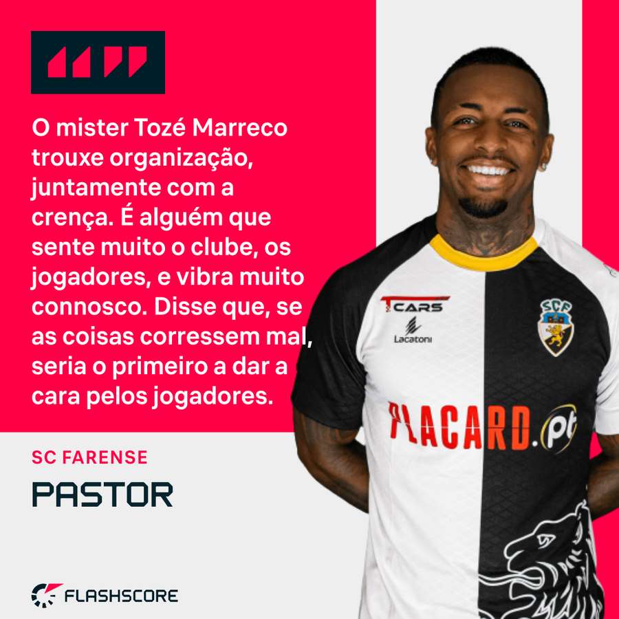 Pastor deixa elogios a Tozé Marreco