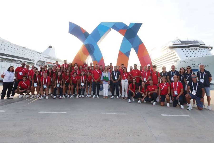 Ministra da Cultura, Juventude e Desporto, Margarida Balseiro Lopes, presente nos Jogos do Mediterrâneo Taranto 2026, em Itália