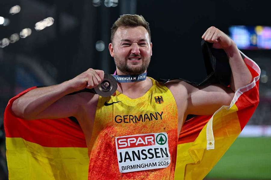 Henrik Janssen hat für sich und Deutschland wieder eine Diskus-Medaille gewonnen Henrik Janssen hat für sich und Deutschland wieder eine Diskus-Medaille gewonnen