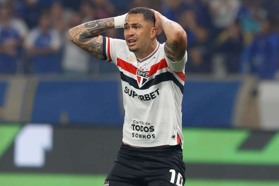 O São Paulo perdeu algumas oportunidades no primeiro tempo