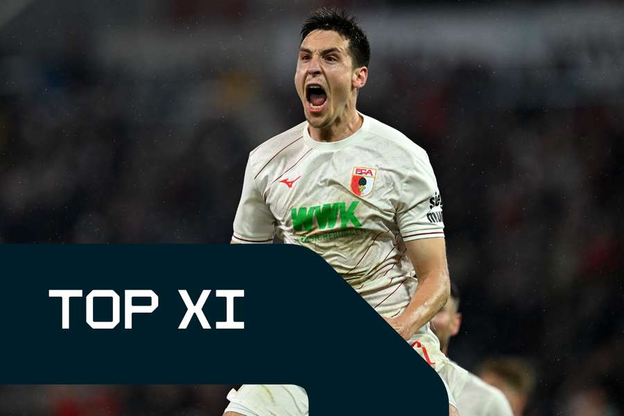 Bundesliga Top XI: Keven Schlotterbeck stellte beim Sieg der Augsburger gegen Gladbach seine starke Technik unter Beweis.