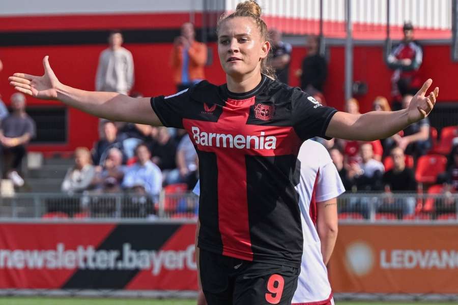 Nikola Karczewska war mit ihrem Hattrick die Matchwinnerin für Bayer 04 Leverkusen.