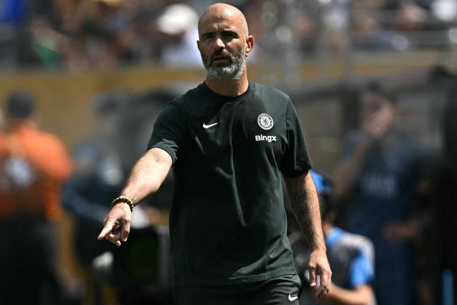 Maresca, durante la final del Mundial dando instrucciones