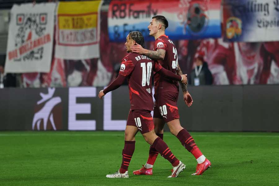 Benjamin Sesko und Xavi Simons