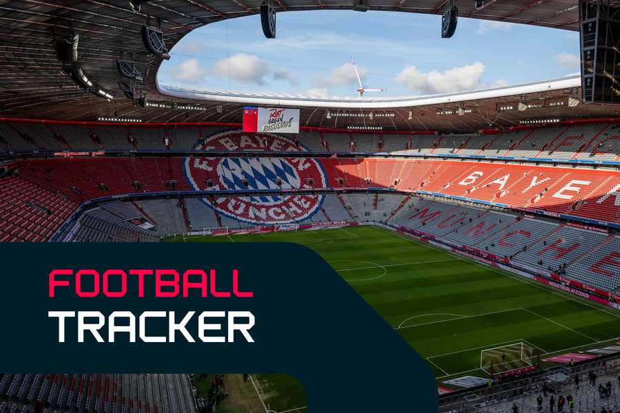 Bayern Munich are in action at the Allianz Arena