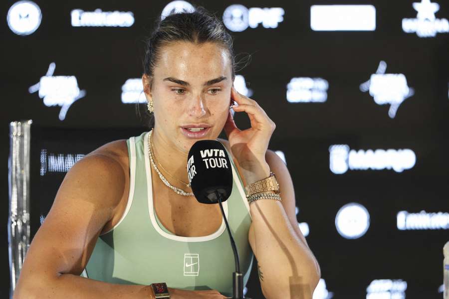 Sabalenka argumentiert immer wieder für eine bessere Verteilung der Turniereinnahmen Sabalenka argumentiert immer wieder für eine bessere Verteilung der Turniereinnahmen