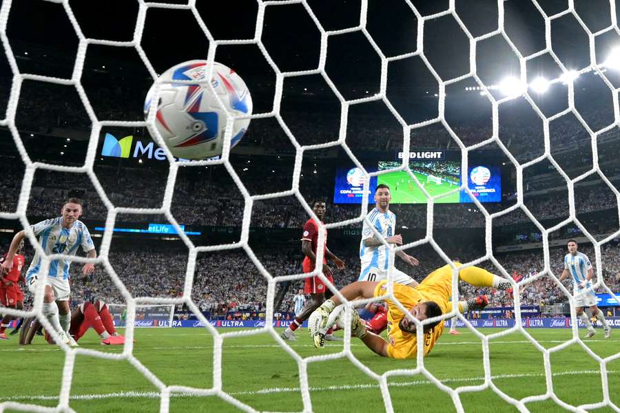 Messi marcou pela primeira vez nesta Copa América