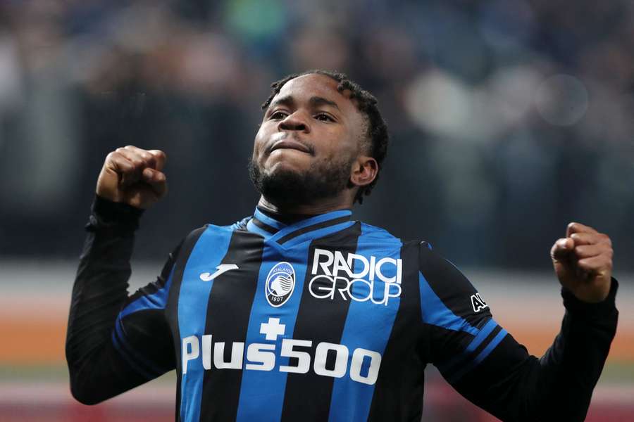 Ademola Lookman scored Atalanta's second of the night in the 57th minute