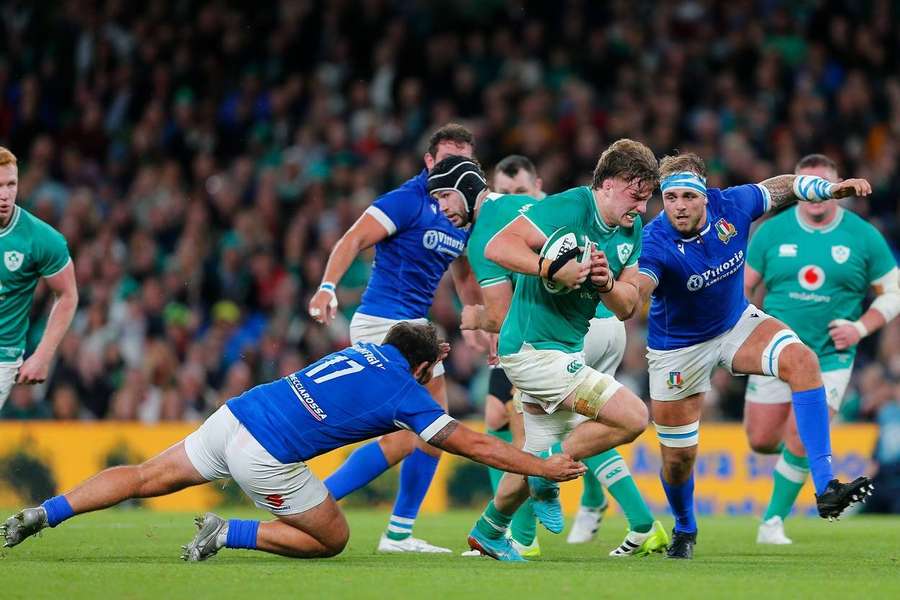 Buonfiglio was part of Kieran Crowley's provisional squad for the World Cup and played in the 33-17 defeat to Ireland in a warm-up game in August