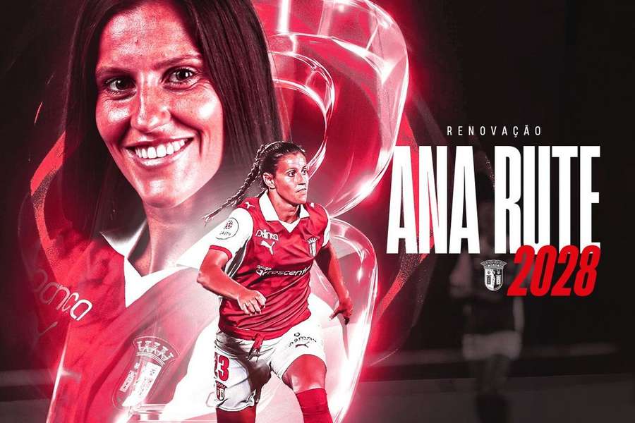 Ana Rute prolonga ligação ao emblema minhoto
