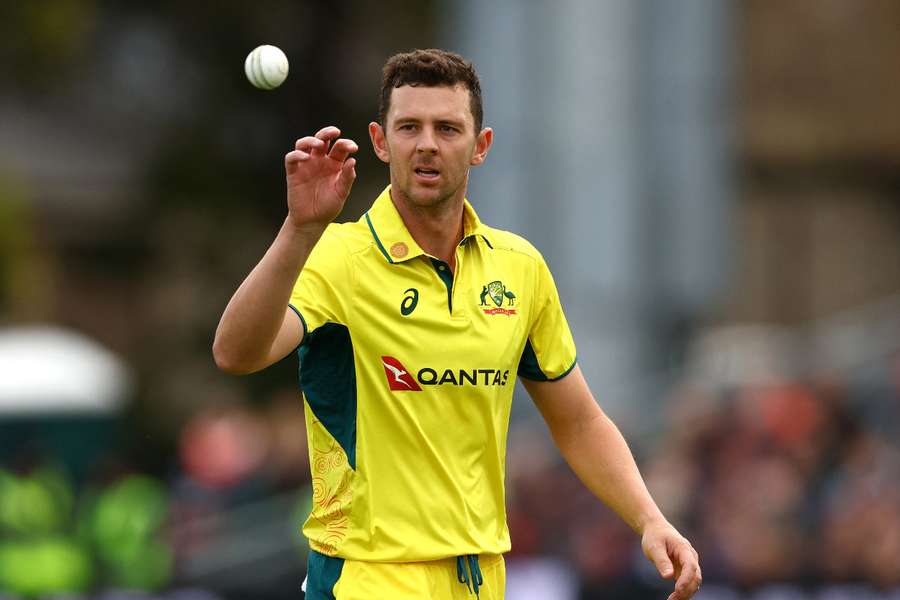 Josh Hazlewood in action