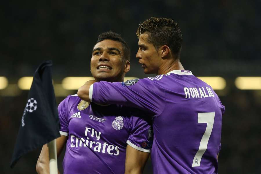 Ronaldo e Casemiro tiveram sucesso no Real Madrid