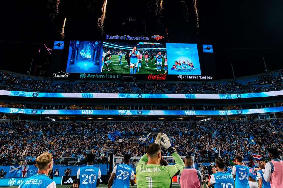Charlotte celebra vitória sobre o Inter Miami