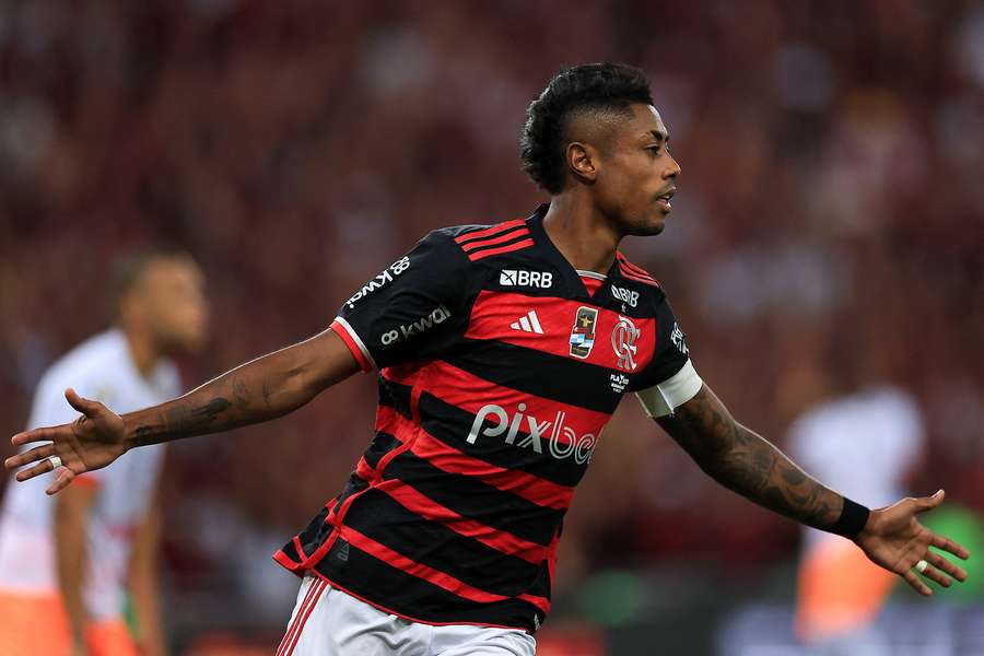 Bruno Henrique fez o gol da vitória neste domingo