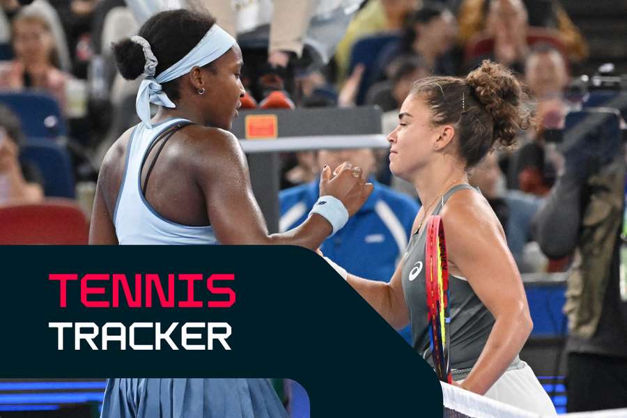 Gauff (left) takes on Paolini this afternoon Gauff (left) takes on Paolini this afternoon