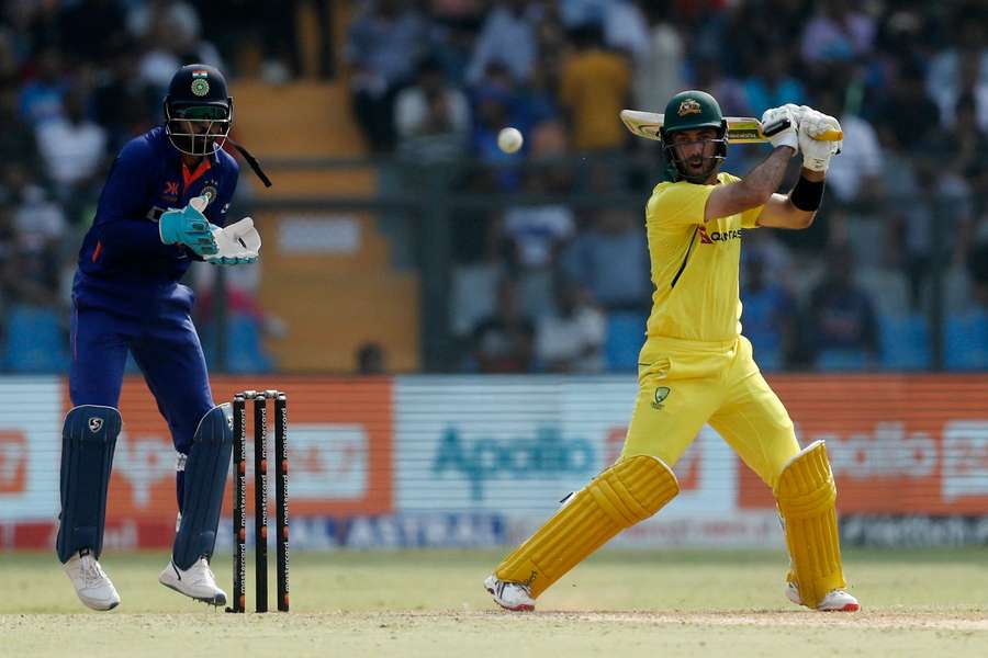 Gelnn Maxwell took four crucial wickets for Australia in their win over India