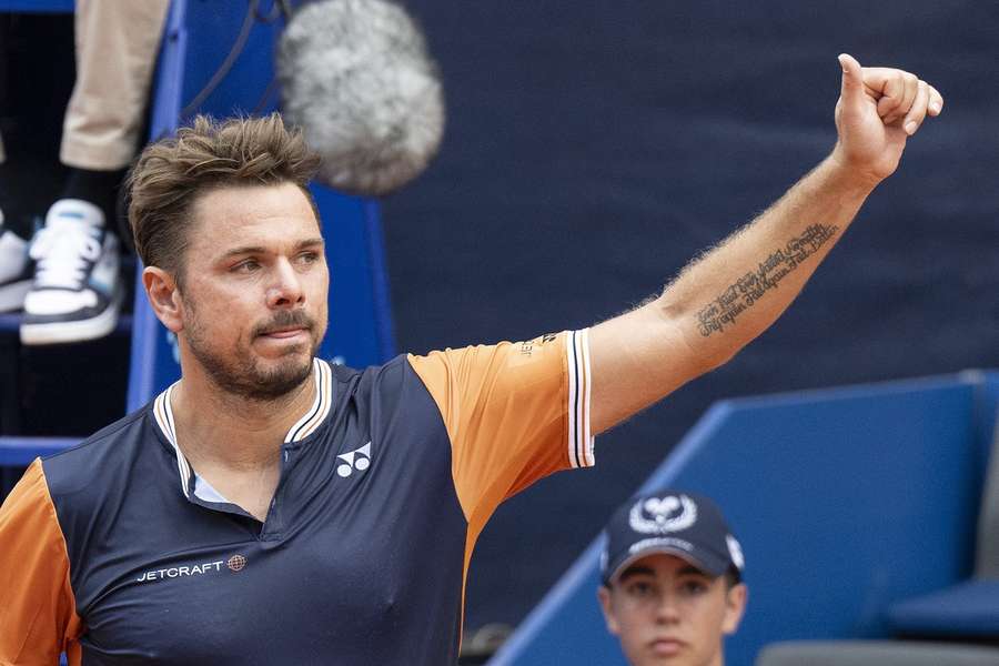 Een duimpje voor het thuispubliek van Stan Wawrinka