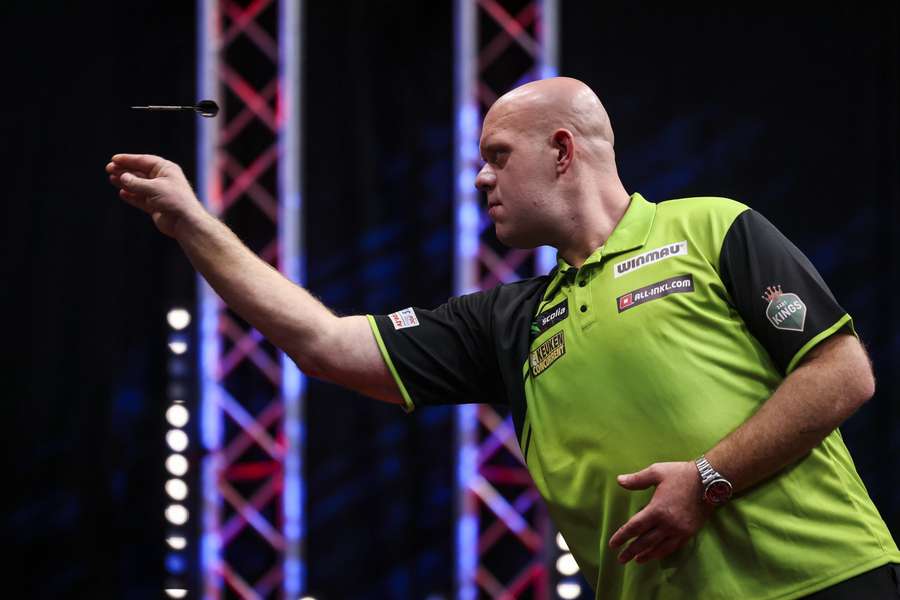 Van Gerwen is goed begonnen aan de Grand Slam