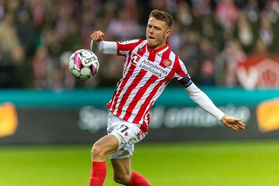 Mathais Jorgensen was far from happy with the AaB-performance