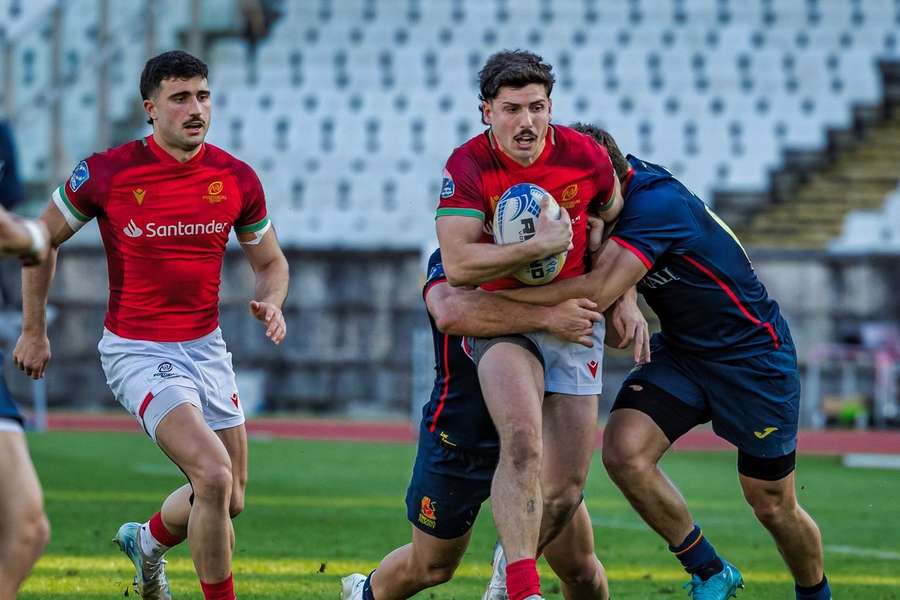 Portugal foi derrotado pela Roménia no Rugby Europe Championship 2025