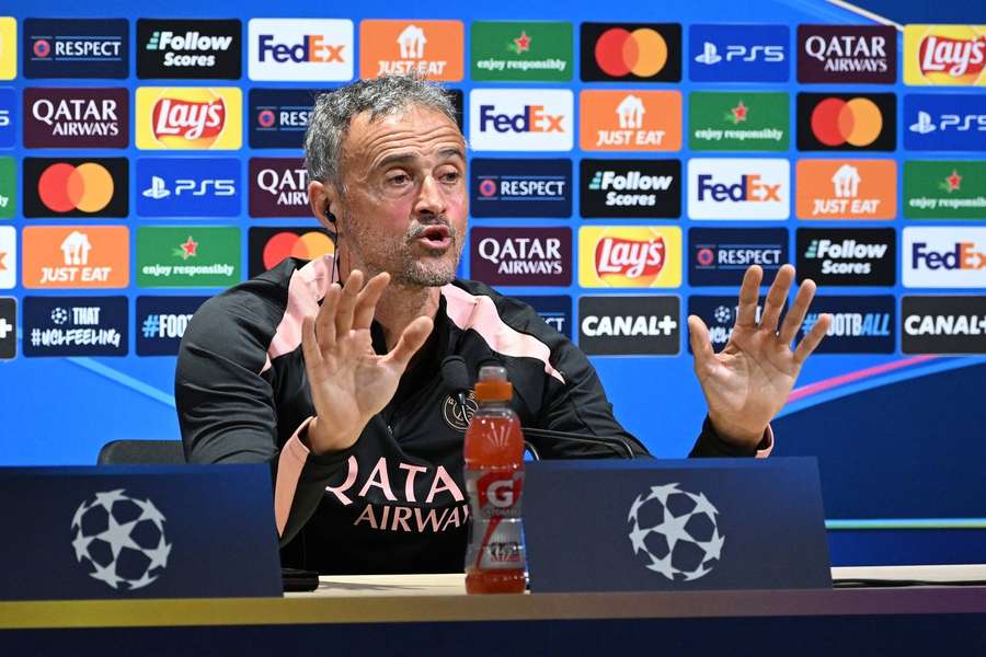 Luis Enrique, înaintea meciului din Champions League